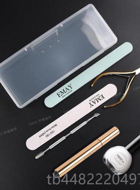 正品EMAY修指甲工具套装d50皮1甲家死皮剪钢推个人护理去死软化剂