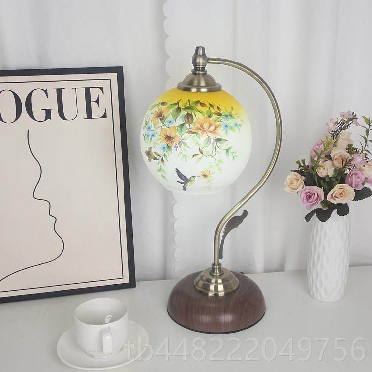 正品欧式式覆古美陶瓷台灯式居室床头灯新中民国风格书房照明装饰