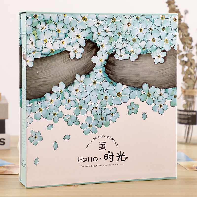 德源6寸过塑横竖版700张相册六寸PP插页式家庭影集墨影系列证件照