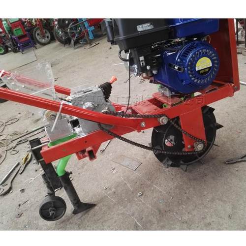旱田农作物垄间作业播种机 豆角白菜点播机 汽油式谷子种植机