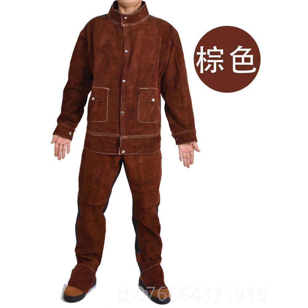 正品采购产品真皮焊接工作，服，防耐磨，防电弧射，耐高温服装烫
