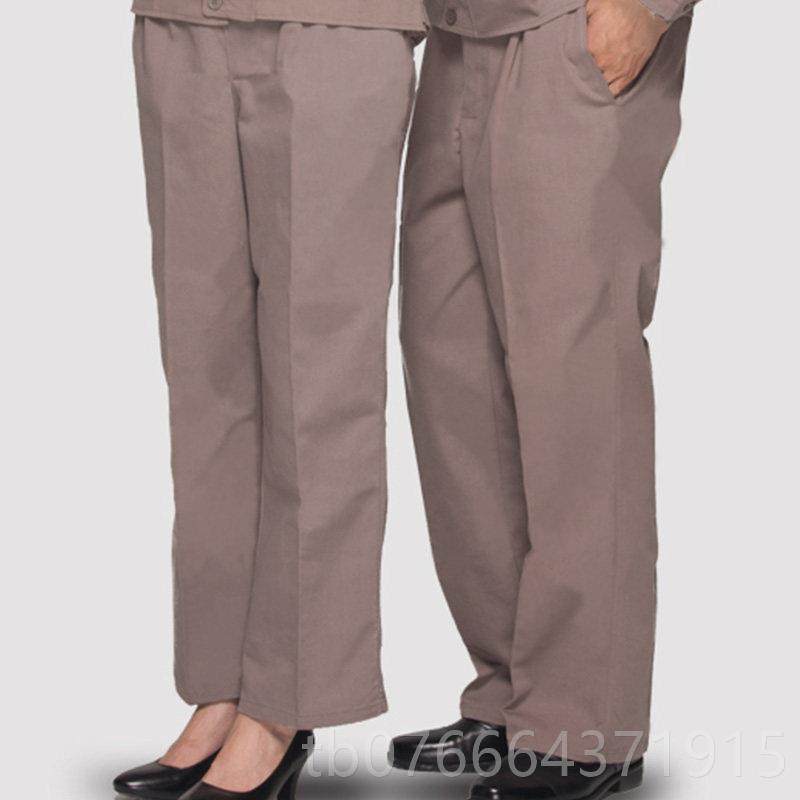 正品装蓝色工作裤款子男女工制服裤耐磨秋冬机修汽修工厂色地红劳
