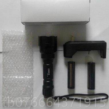 正品1650防可充电C8Q5T6L2Led五速明亮手电筒家8用户水外远程手电