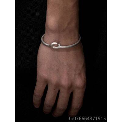 正品VIXTORM Closer手镯0 99足银黄铜双 色撞色镯子情侣礼 物可拆