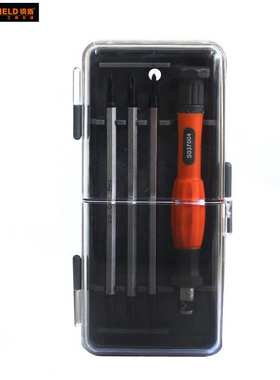 钢盾S037004 6合1多用螺丝批刀起子改锥套装工业级维修工具S2材质