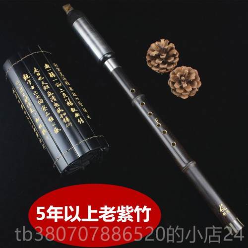 高档桑洛巴乌紫初学检定考试人专业演奏型DFC降BG调横吹竖吹儿童