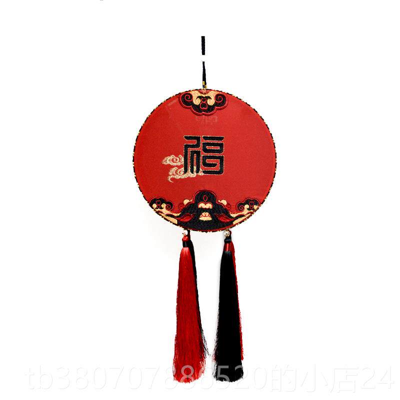 高档创意福灯中式刺灯笼发绣中秋古风宫光灯新年元宵装定饰挂饰礼