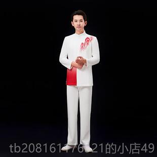 正品大比合持唱演出服2025新款学生诗歌朗诵赛表服红歌主演人服装