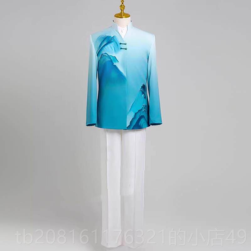 正品童儿大合演唱出服装新款男演女童中小学生诗歌朗诵比赛表服主