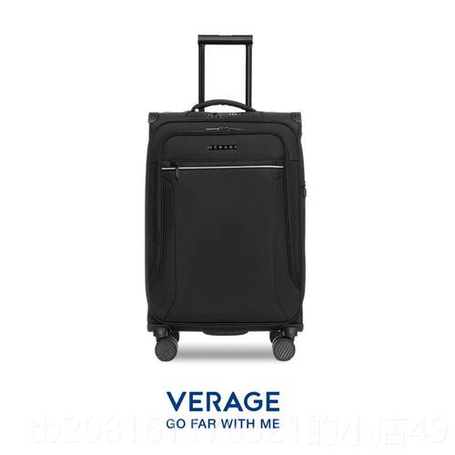 正品Verage维杰牛津布丽李箱商务24寸杆箱男帆行布登拉机旅行箱万