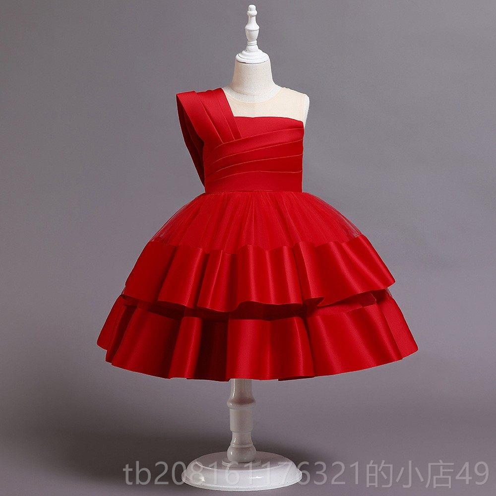 正品夏儿童礼公主服裙中小童蕾丝裙婚纱一周岁蓬蓬纯网纱连棉衣裙