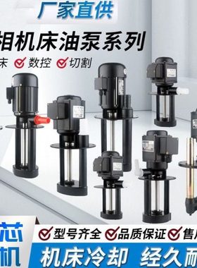 韩伦DBAB机床磨床油泵冷却泵循环电泵单相220V三相380V水泵40W90W