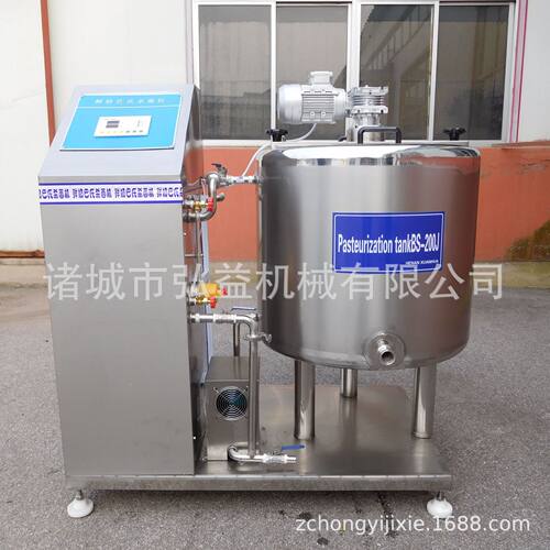 牛奶杀菌机 经济200L巴氏羊奶杀菌罐 驼奶不锈钢电加热隔水杀菌