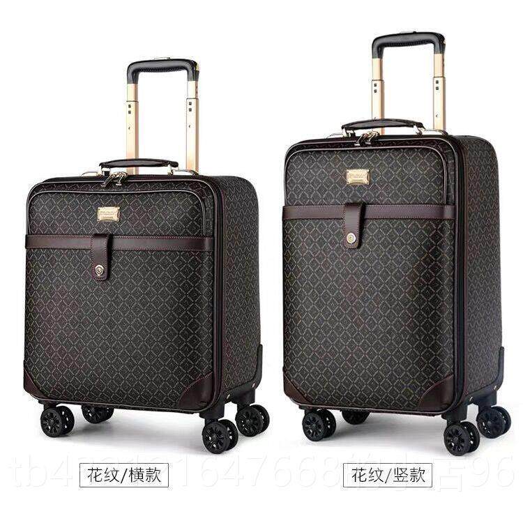 高档真皮拉杆箱2万向轮旅行商箱16寸务登机箱20寸男女行李1箱2寸