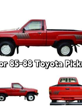 适用于丰田85-88 Toyota Pickup Truck尾箱车贴车身贴纸A1703