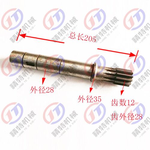 C6136D南京二机/盐城三机齿轮轴39221A齿数12总长205机牀配件正品