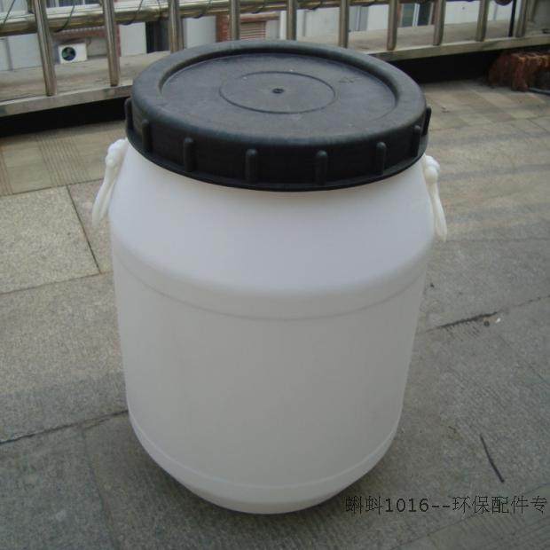 壁厚 带盖25/50L升PE白色小塑料水桶 废料液桶化工桶 耐腐蚀热卖