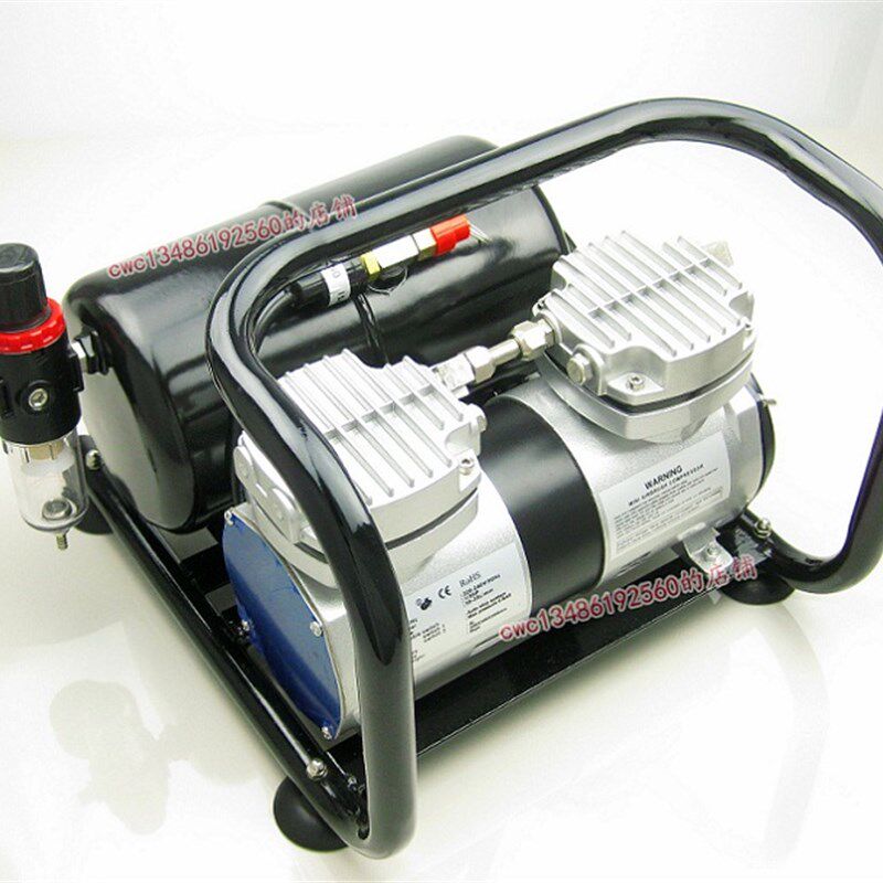 迷你空压机/模型喷漆气泵/墙绘汽车彩绘/模型上色喷泵/模型泵