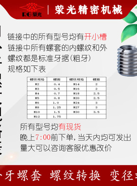 内外牙螺套螺母螺纹转换m2转m3m5m6变m8m10m12m16自攻牙套螺丝套