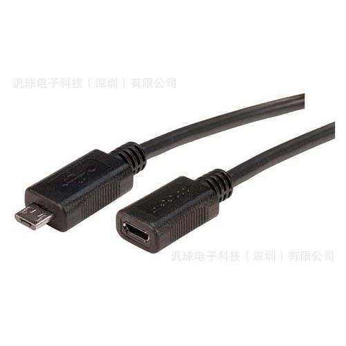 CSMUMICBX-1M L-COM 1米特优型USB线缆 Micro-B公头/母头 现货