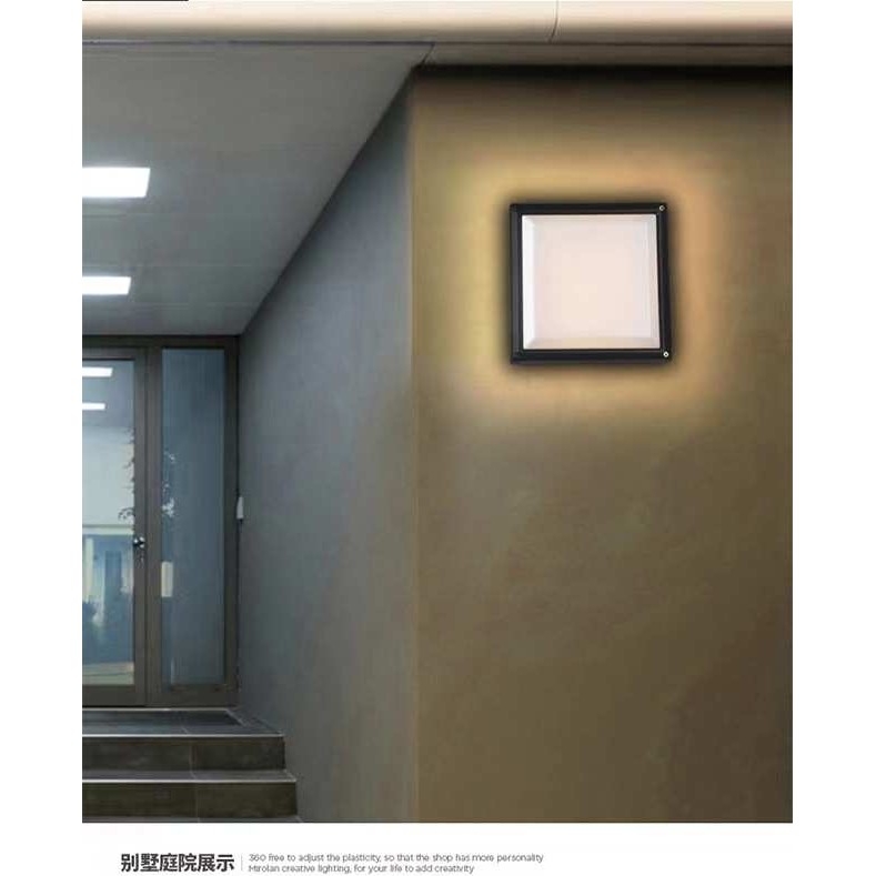 简约户外洗墙灯防水壁灯阳台外墙庭院别墅大门壁灯床头壁灯