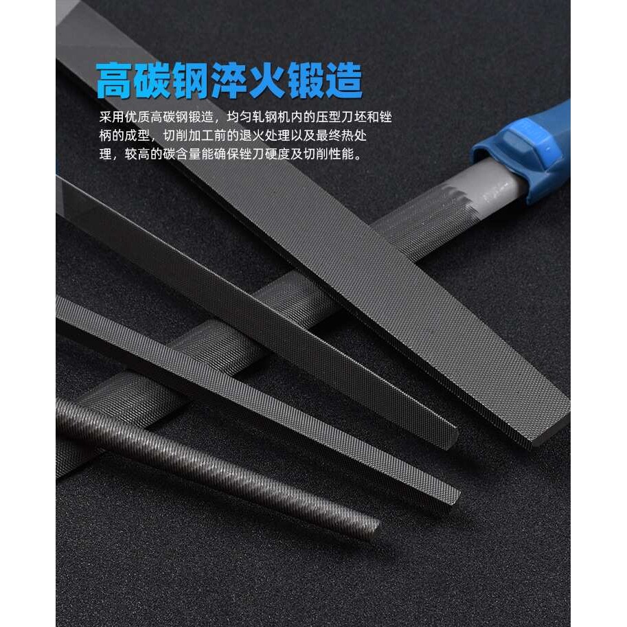PFERD马圈德国进口什锦锉刀扁锉三角半圆挫刀打磨金属平搓刀套装