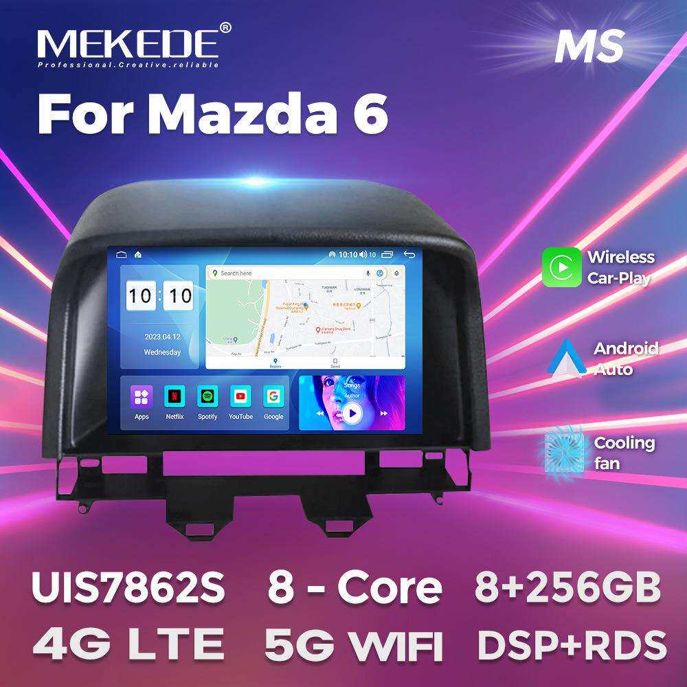 适用于马自达Mazda 6 2004-2015款安卓大屏中控导航收音机8+256G