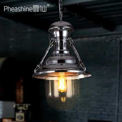 北欧餐厅吧台创意吊灯美式工业风装饰酒吧电镀铬色铁艺灯具,3C数码配件,摄像机配件,淘宝优惠券,粉丝福利购,淘宝优惠卷