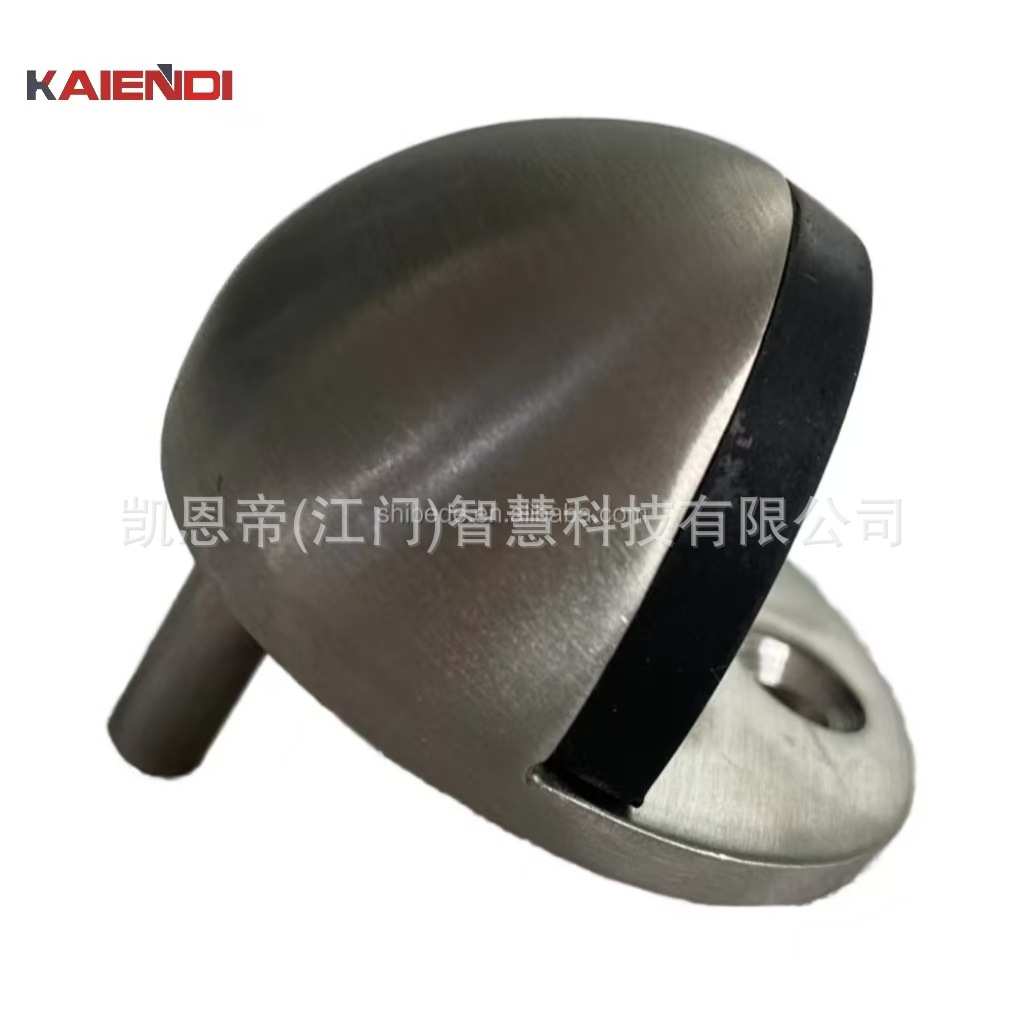 凯恩帝KAIEND不锈钢龟顶 带磁免打孔门碰 磁地吸橡胶半圆防撞门挡
