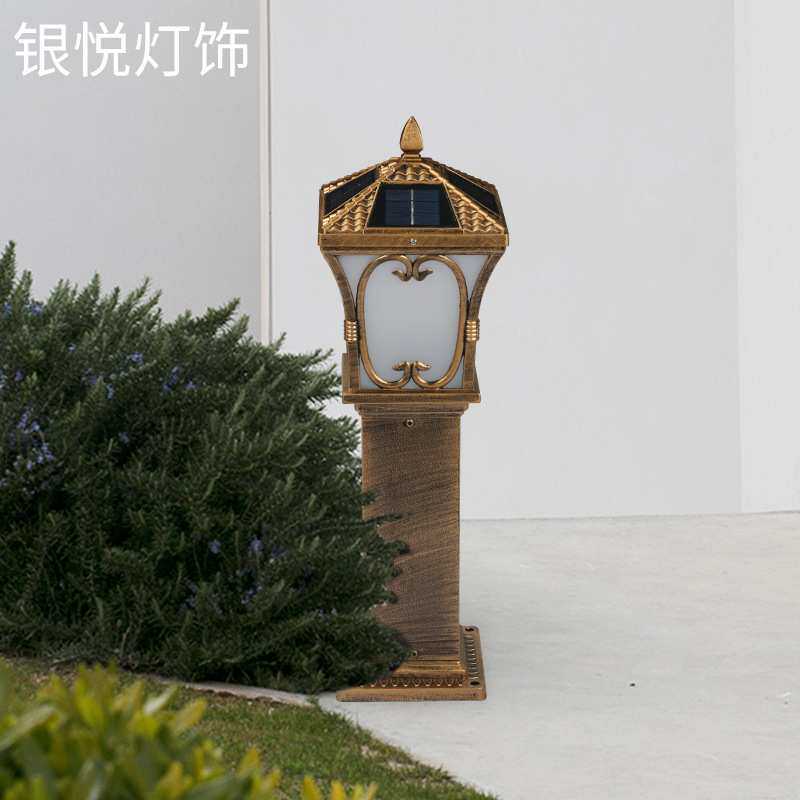 草坪草地灯户外防水庭院灯家用室外柱头灯花园别墅景观路灯led灯