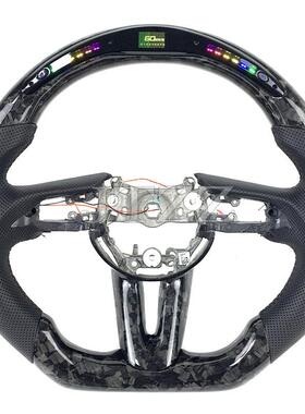 适用于马自达3 6 CX90 CX30 CX8 CX7 CX5碳纤维方向盘2020-2023