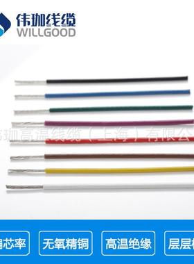 电脑线铁氟龙镀银高温线AF2001.0平方透明镀银线各种彩色耐高温线