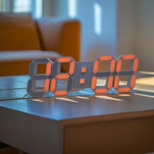 韩版新款遥控ins壁灯感光小夜灯led数字简约夜光挂壁创意时钟灯