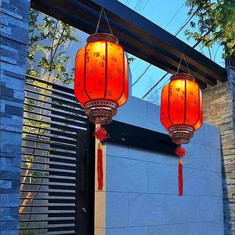 太阳能灯笼户外防水不插电发光春接线端子