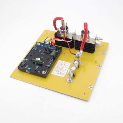 SAVRH-100A半波 100A大板有刷发电机AVR调压板可控硅整流桥二极管