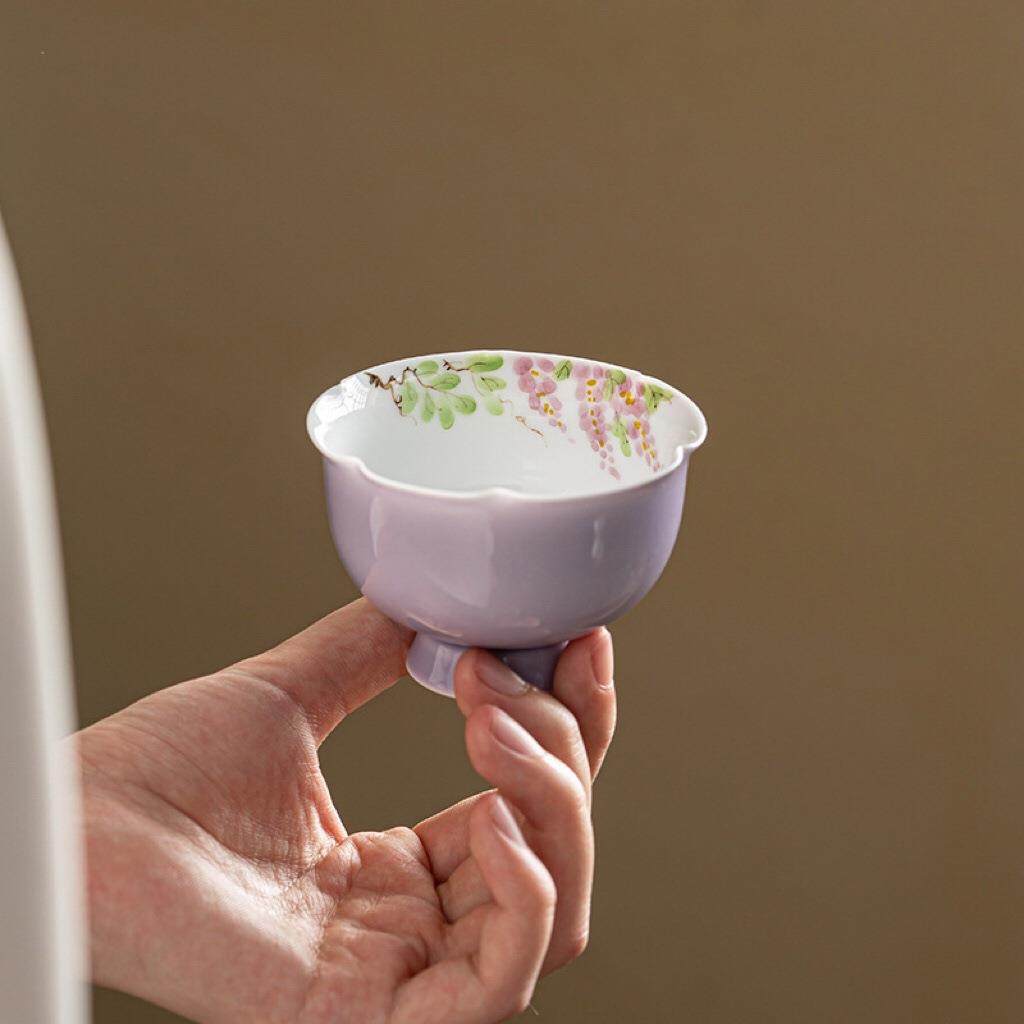 手绘主人杯单杯女品茗杯高足杯子粉色个人专用陶瓷茶碗大号茶盏,模玩/动漫/周边/娃圈三坑/桌游,模型制作工具/辅料耗材,淘宝优惠券,粉丝福利购,淘宝优惠卷