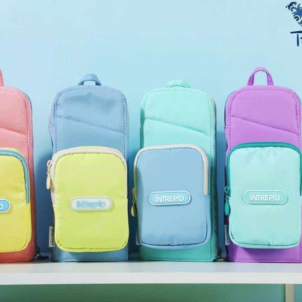 青壹坊新款创意文具盒豆蔻年华拼色大容量书包笔袋小学生铅笔包,文具电教/文化用品/商务用品,笔袋,淘宝优惠券,粉丝福利购,淘宝优惠卷