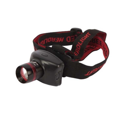 钢盾工具3W LED头灯钓鱼头灯夜钓灯可调焦S030012钢盾头灯S030012