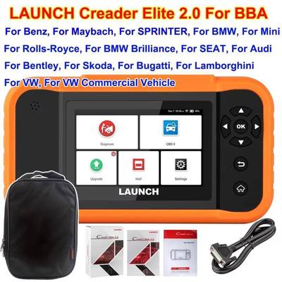 LAUNCH X431 Creader Elite 2.0 BBA for BMW for Benz for vw