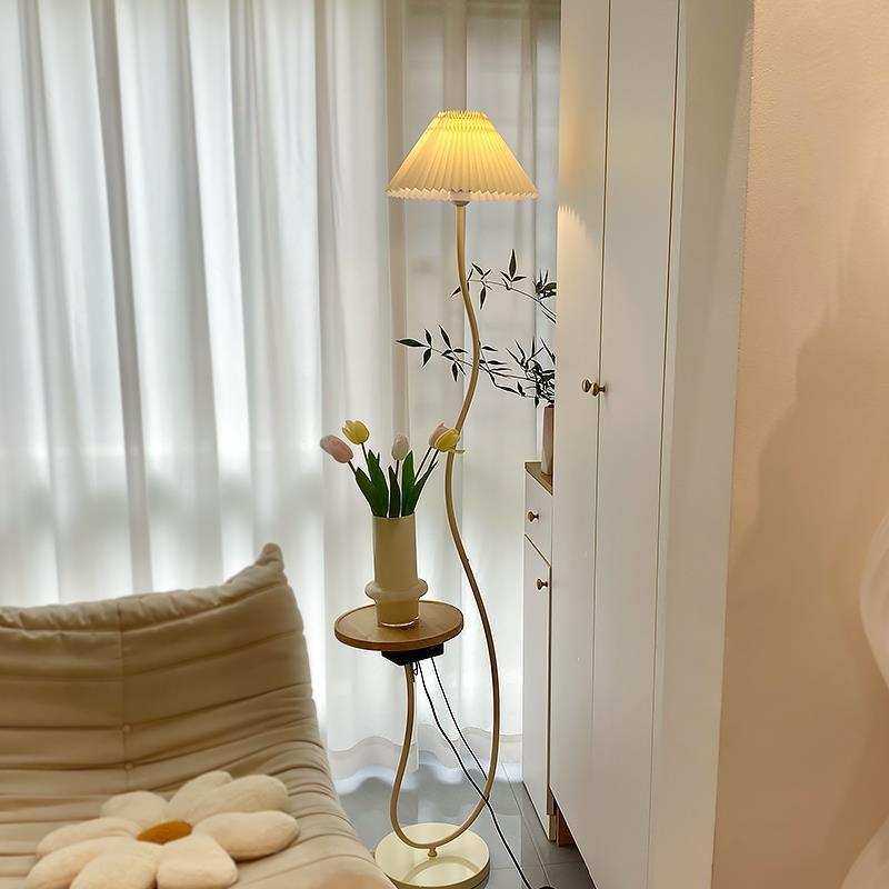 奶油风沙发旁边的落地灯客厅边几置物茶几卧室床头百褶立式台灯,模玩/动漫/周边/娃圈三坑/桌游,模型制作工具/辅料耗材,淘宝优惠券,粉丝福利购,淘宝优惠卷