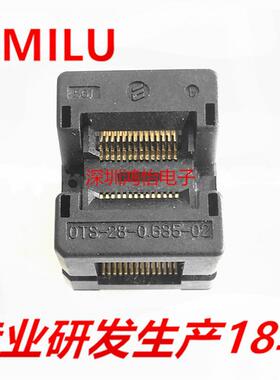 ENPLAS原装ic测试座 TSSOP28弹跳座SSOP28 OTS-28-0.635-02老化座