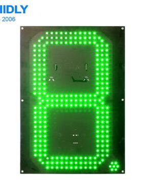 二连浩特18寸绿色直八斜八led单元版led油价屏