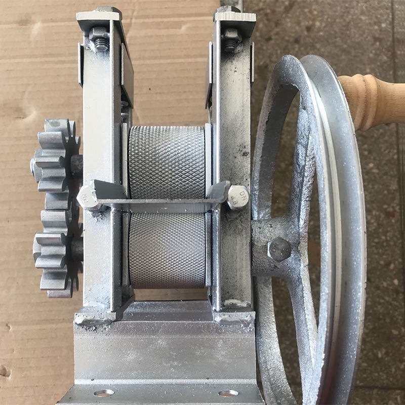 竹条分层机手动破竹机竹子加工机器竹条开片机破篾机手摇