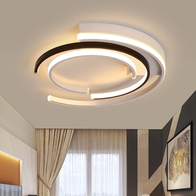 led简约现代客厅灯温馨卧室灯书房大气北欧创意灯具新款调光