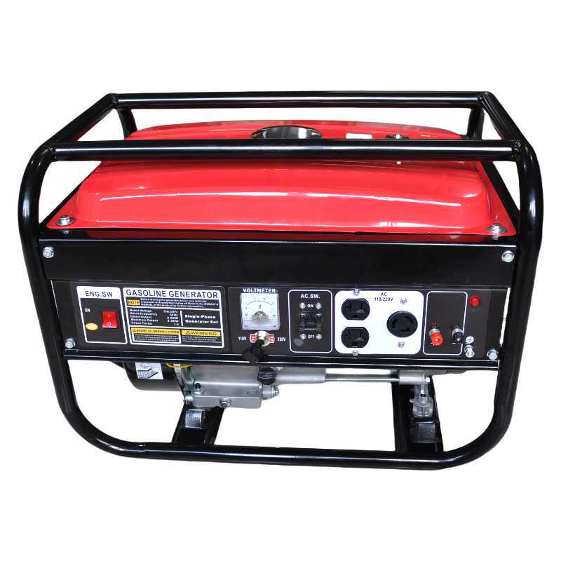小型便携式户外交流单相三相110V220V双电压3千瓦5kw汽油发电机
