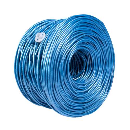 工厂供应UTP CAT6e纯铜8芯四对网络工程双绞线非屏蔽超六类网线