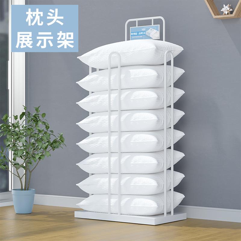 子坐垫家纺架促销可移动枕头枕芯储存陈列架展示架白色蒲团抱枕被