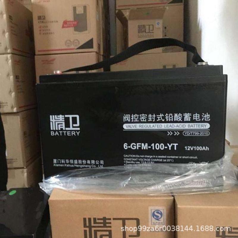 科华精卫蓄电池6-GFM-12V24 38 65 100 120 150 200AH-YT机房储能