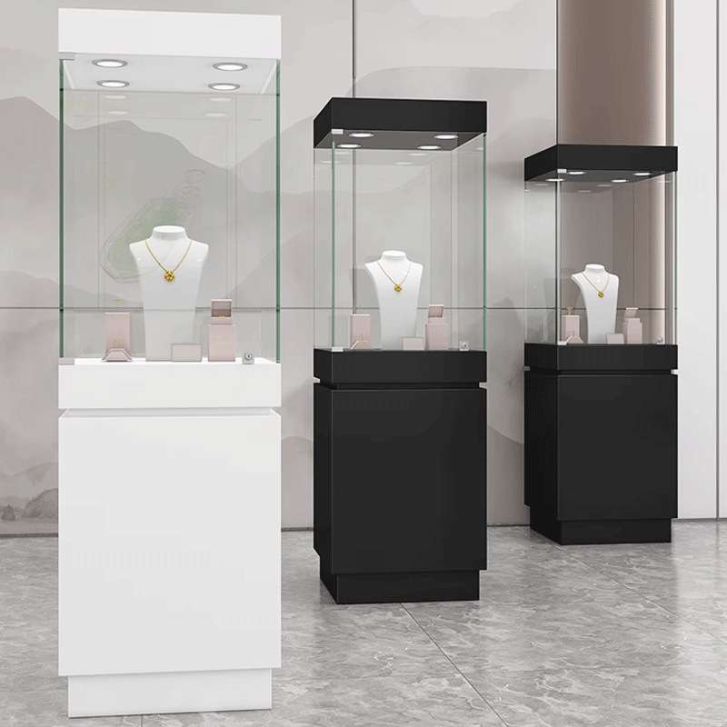 玻璃展柜博物馆烤漆柜台珠宝展示柜商场展会玻璃柜古董玉器展览柜