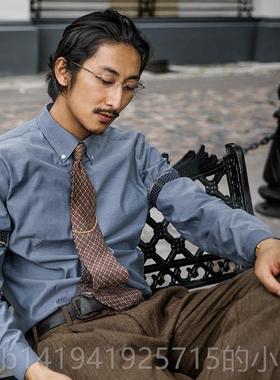 正品SOAR休I伦N英式复古高级感白衬衫男 法商务正装闲工作服长袖